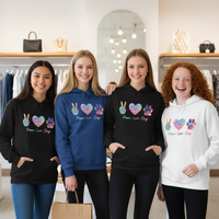 Load image into Gallery viewer, Dog Lover Hoodie - Peace Love Dog
