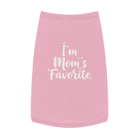 Load image into Gallery viewer, Pet Tank Top - &quot;I&#39;m Mom&#39;s Favorite&quot; Cute Dog Shirt for Mother&#39;s Day &amp; Pet Lovers
