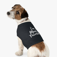 Load image into Gallery viewer, Pet Tank Top - &quot;I&#39;m Mom&#39;s Favorite&quot; Cute Dog Shirt for Mother&#39;s Day &amp; Pet Lovers
