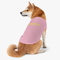 Load image into Gallery viewer, Pet Tank Top - &quot;SECURITY&quot; Yellow Text Dog &amp; Cat Vest, Funny Security Pet Shirt
