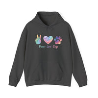 Load image into Gallery viewer, Dog Lover Hoodie - Peace Love Dog
