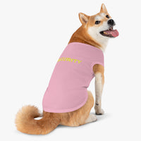 Load image into Gallery viewer, Pet Tank Top - &quot;SECURITY&quot; Yellow Text Dog &amp; Cat Vest, Funny Security Pet Shirt

