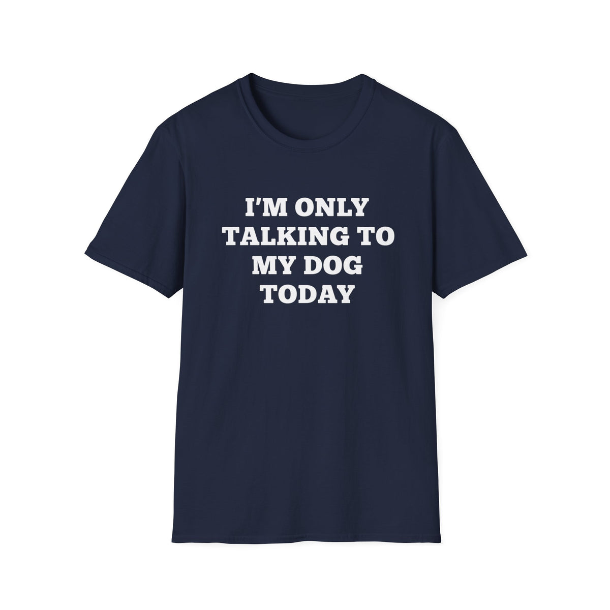 I'm only talking to my dog today T shirt